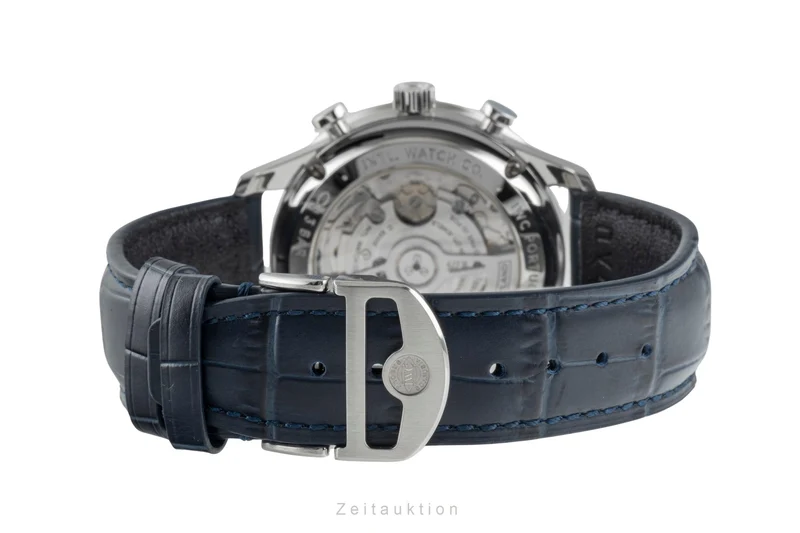 IWC Portugieser chronograph steel automatic men's watch IW371606 LP: 9100EUR [2505336]