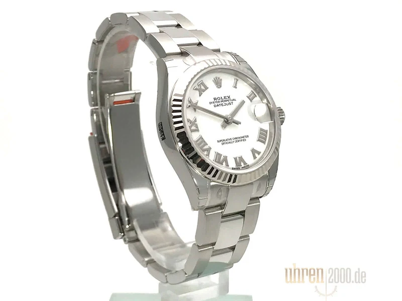 Rolex Datejust 31 178274 Weiss Römisch
