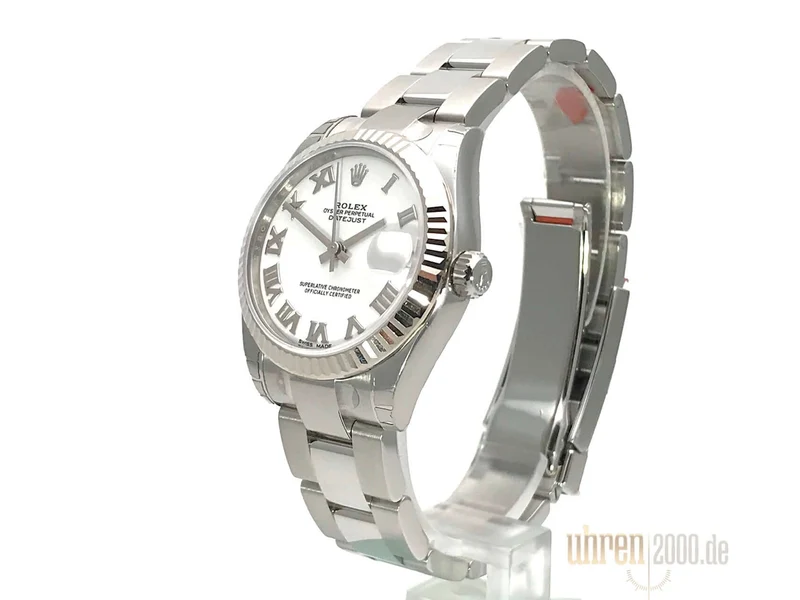 Rolex Datejust 31 178274 Weiss Römisch