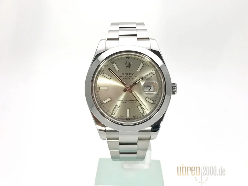 Rolex Datejust II 41 Edelstahl 116300 Silber LC100 aus 2014