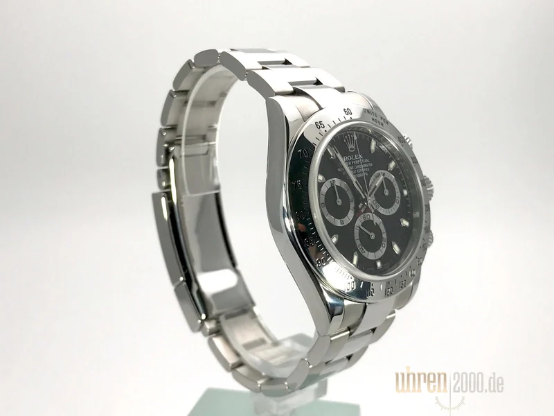 Rolex Daytona Edelstahl 116520 Schwarz aus 2013 LC100