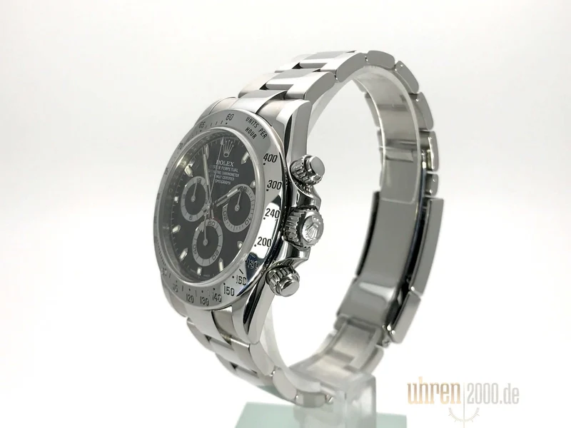 Rolex Daytona Edelstahl 116520 Schwarz aus 2013 LC100
