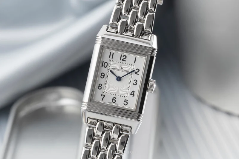 Jaeger LeCoultre Reverso steel quartz women's watch Q2618130 , 211.8.47 LP: 7500EUR [2505658]