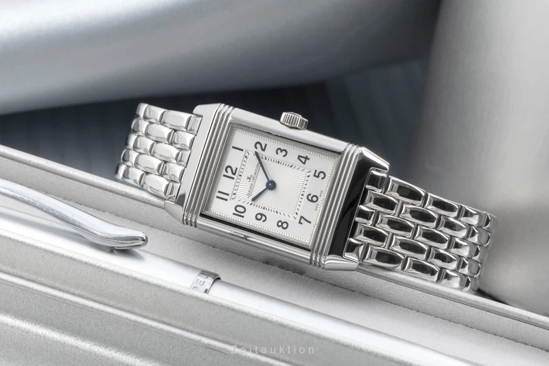 Jaeger LeCoultre Reverso steel quartz women's watch Q2618130 , 211.8.47 LP: 7500EUR [2505658]