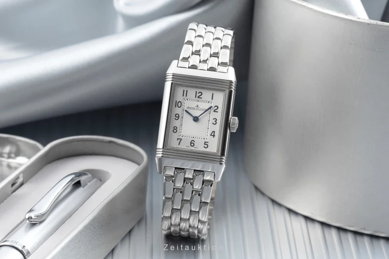 Jaeger LeCoultre Reverso steel quartz women's watch Q2618130 , 211.8.47 LP: 7500EUR [2505658]