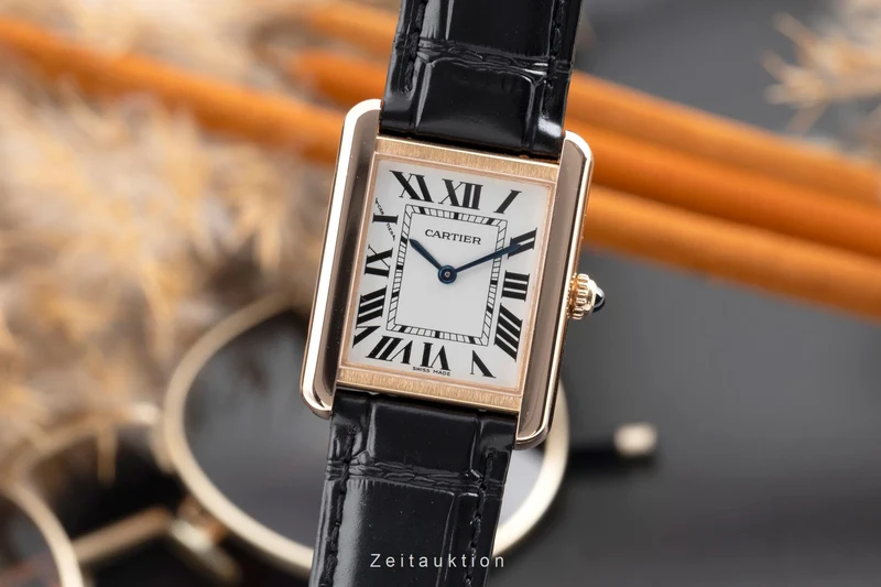 Cartier Tank 18 ct red gold quartz women's watch W5200024 [2505668]