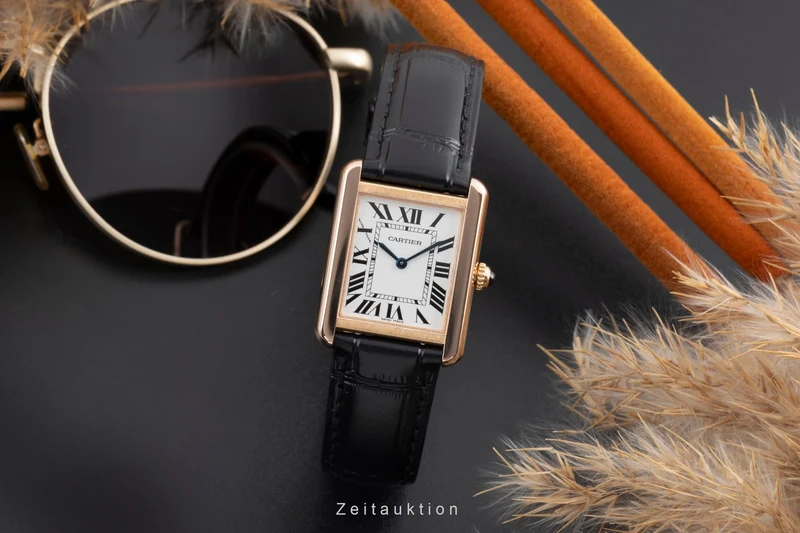 Cartier Tank 18 ct red gold quartz women's watch W5200024 [2505668]