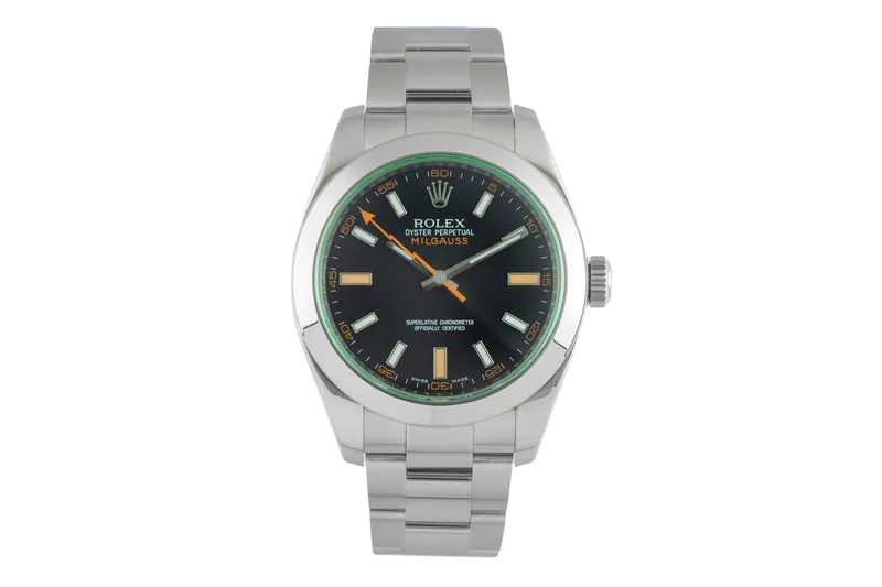 Rolex Milgauss steel automatic men's watch 116400GV [2505463]