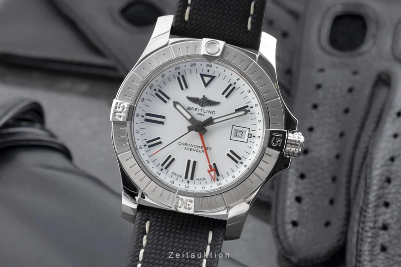 Breitling Avenger II GMT steel automatic men's watch A32397101A1X1 [2505626]
