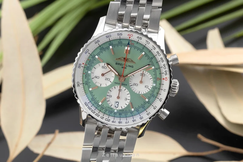 Breitling Navitimer 01 chronograph steel automatic men's watch AB0139211L1A1 LP: 9650EUR [2505435]