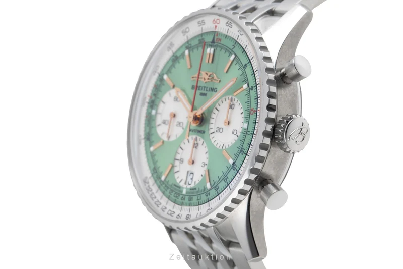 Breitling Navitimer 01 chronograph steel automatic men's watch AB0139211L1A1 LP: 9650EUR [2505435]
