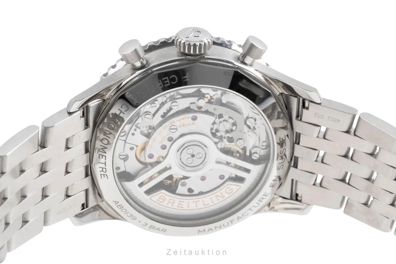Breitling Navitimer 01 chronograph steel automatic men's watch AB0139211L1A1 LP: 9650EUR [2505435]