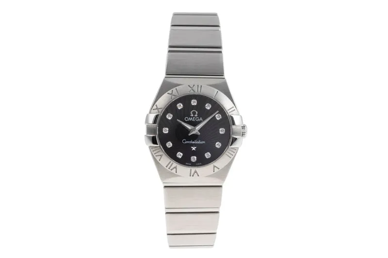 Omega Constellation steel quartz women's watch 123.10.24.60.51.001 LP: 4400EUR [2505248]