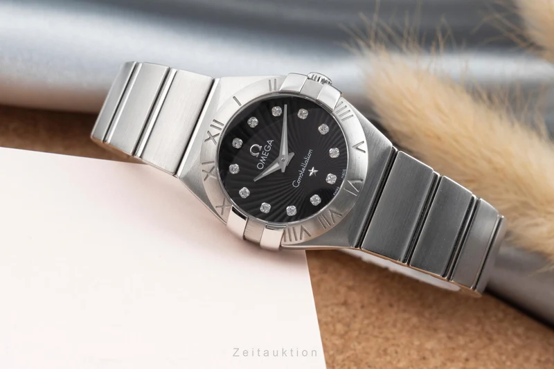 Omega Constellation steel quartz women's watch 123.10.24.60.51.001 LP: 4400EUR [2505248]