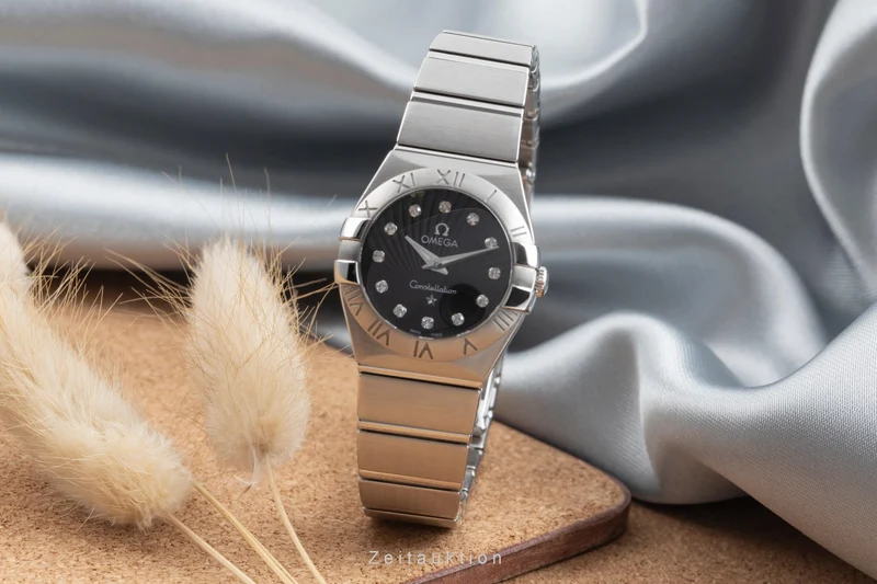 Omega Constellation steel quartz women's watch 123.10.24.60.51.001 LP: 4400EUR [2505248]