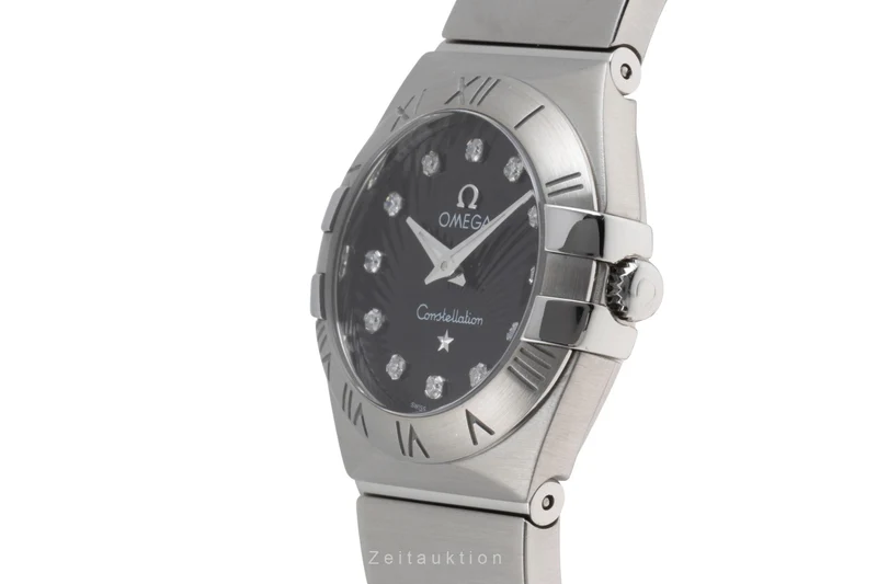 Omega Constellation steel quartz women's watch 123.10.24.60.51.001 LP: 4400EUR [2505248]
