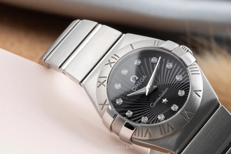 Omega Constellation steel quartz women's watch 123.10.24.60.51.001 LP: 4400EUR [2505248]