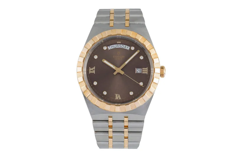 Tudor Royal steel / gold automatic men's watch M28603-0008 LP: 4960EUR [2504656]