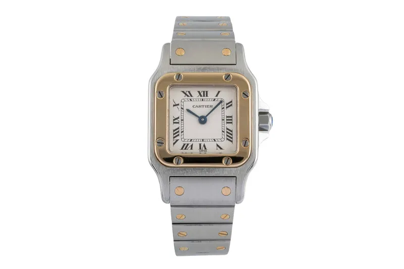 Cartier Santos steel / gold quartz women's watch W20012C4, 1567 [2505189]