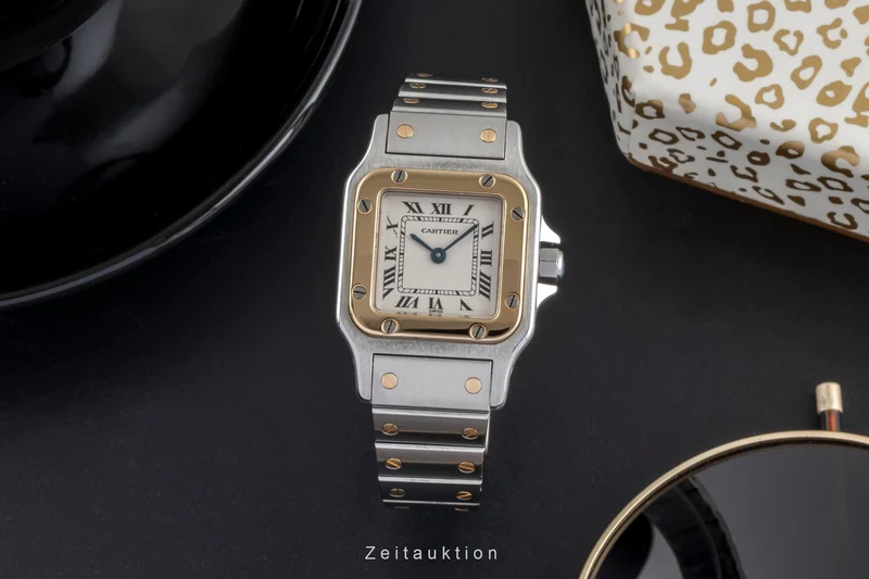 Cartier Santos steel / gold quartz women's watch W20012C4, 1567 [2505189]