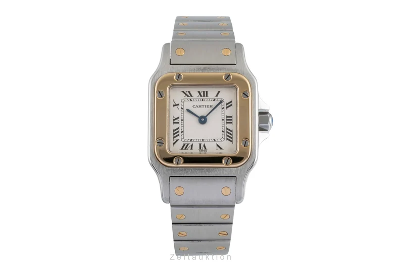 Cartier Santos steel / gold quartz women's watch W20012C4, 1567 [2505189]
