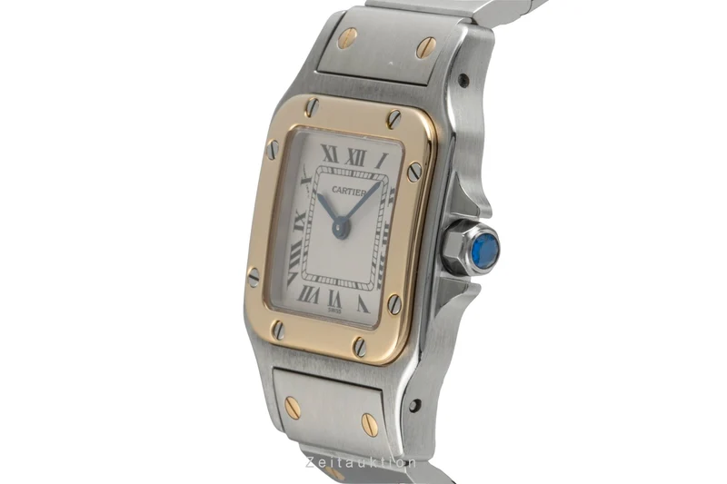 Cartier Santos steel / gold quartz women's watch W20012C4, 1567 [2505189]