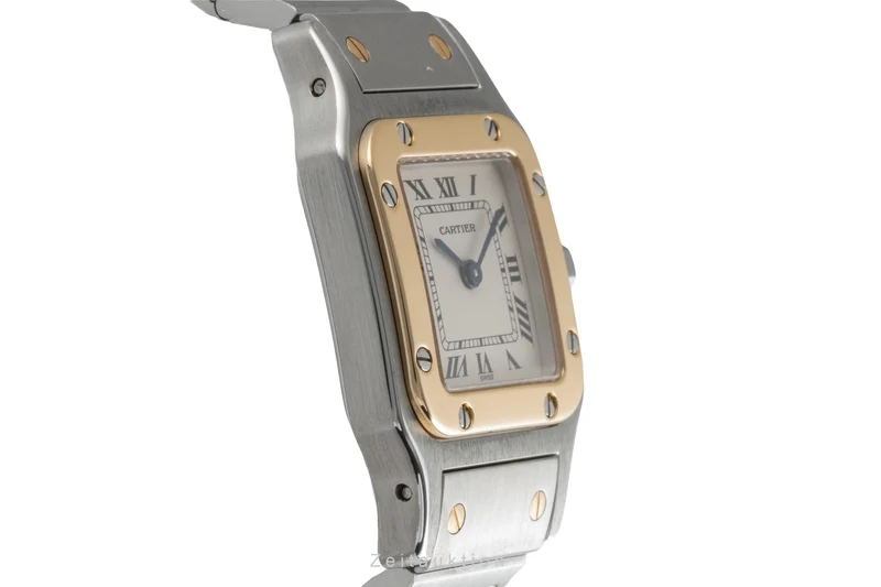 Cartier Santos steel / gold quartz women's watch W20012C4, 1567 [2505189]