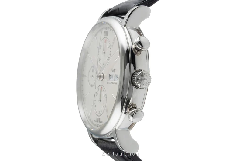 IWC Portofino chronograph steel automatic men's watch IW391001 LP: 7100EUR [2505208]