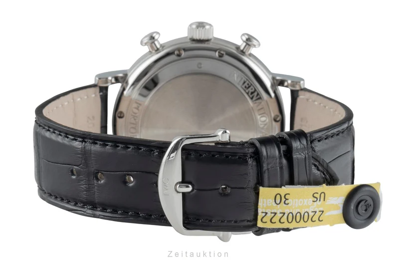 IWC Portofino chronograph steel automatic men's watch IW391001 LP: 7100EUR [2505208]