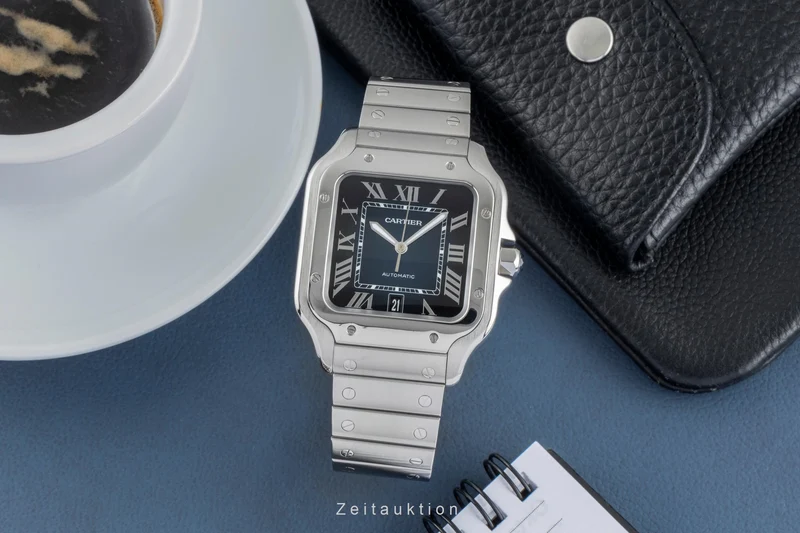 Cartier Santos steel automatic men's watch WSSA0030, 4072 LP: 8850EUR [2505311]
