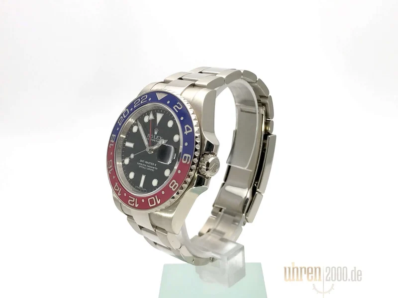 Rolex GMT Master II 18 kt Weißgold 116719BLRO aus 2015