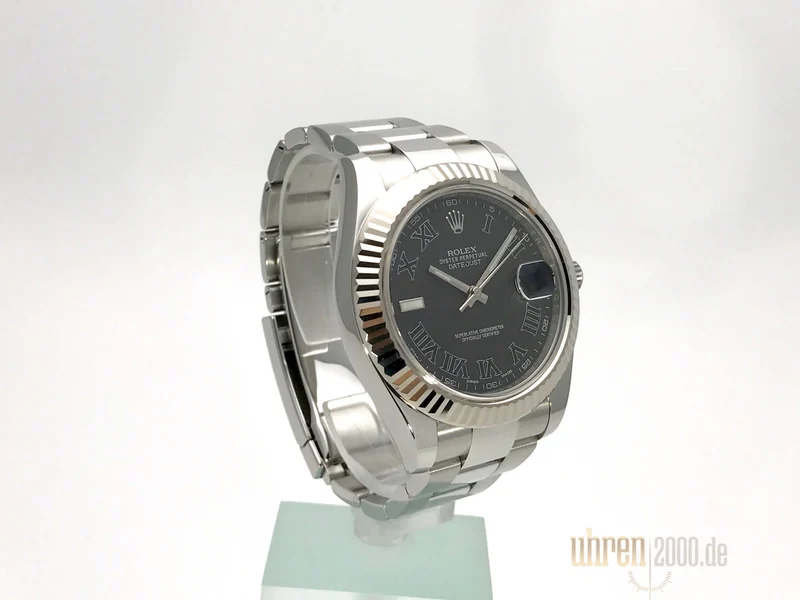 Rolex Datejust II 116334 Schwarz Römisch aus 2016 LC100