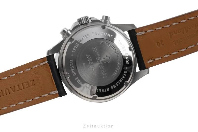 Eterna Airforce chronograph steel automatic men's watch 8418.41 [2505074]