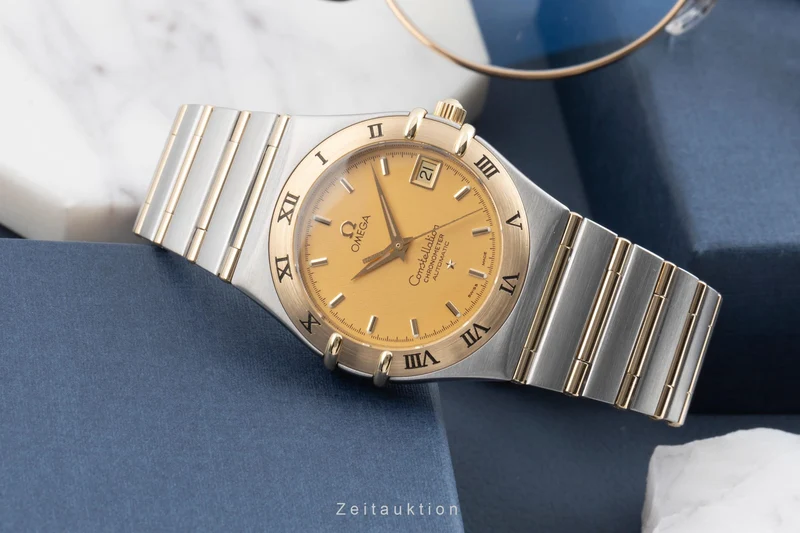 Omega Constellation steel / gold automatic men's watch 1202.10.00 [2504785]