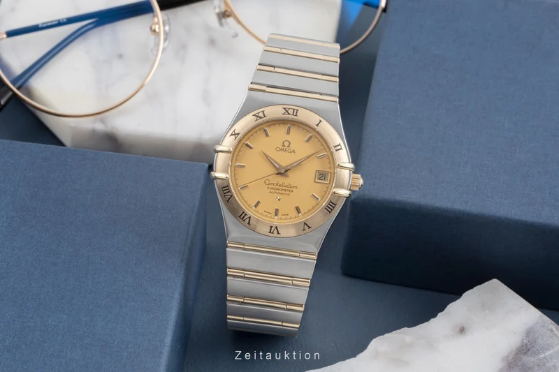 Omega Constellation steel / gold automatic men's watch 1202.10.00 [2504785]