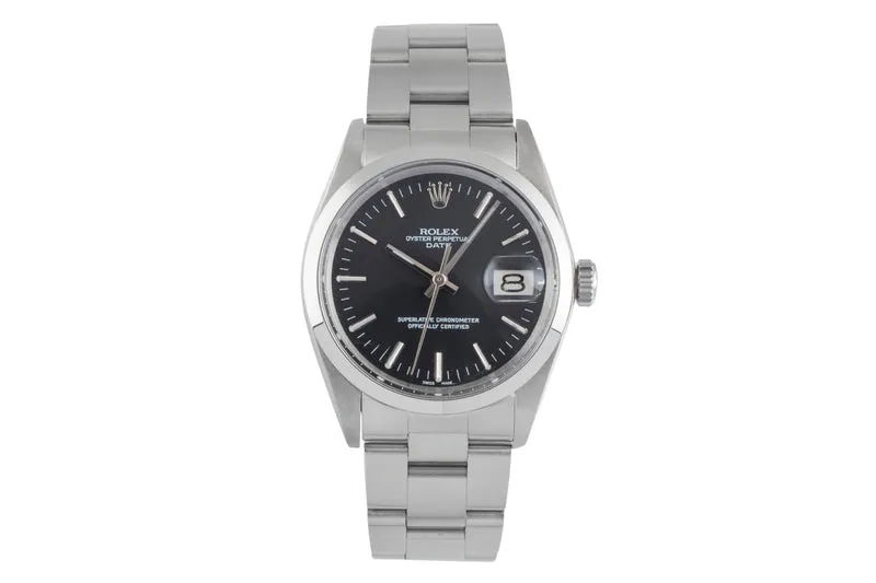 Rolex Date steel automatic men's watch 1500 [2504718]
