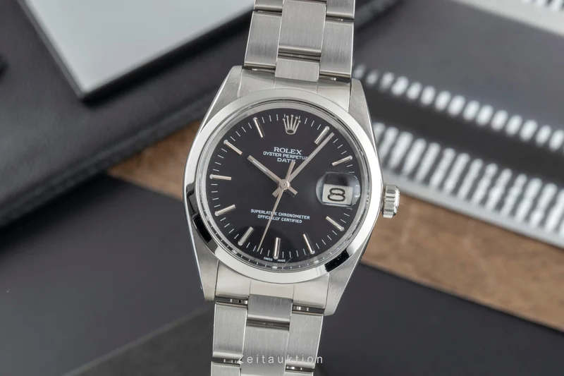 Rolex Date steel automatic men's watch 1500 [2504718]