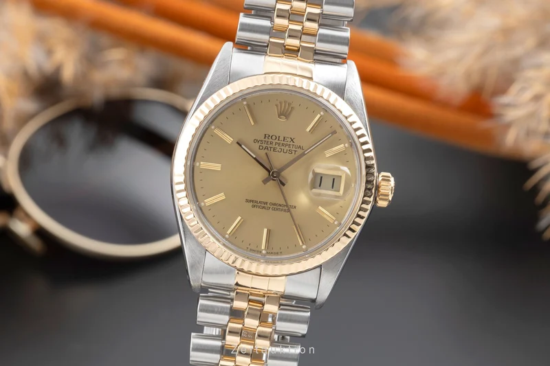 Rolex Datejust steel / gold automatic men's watch 16013 [2504616]