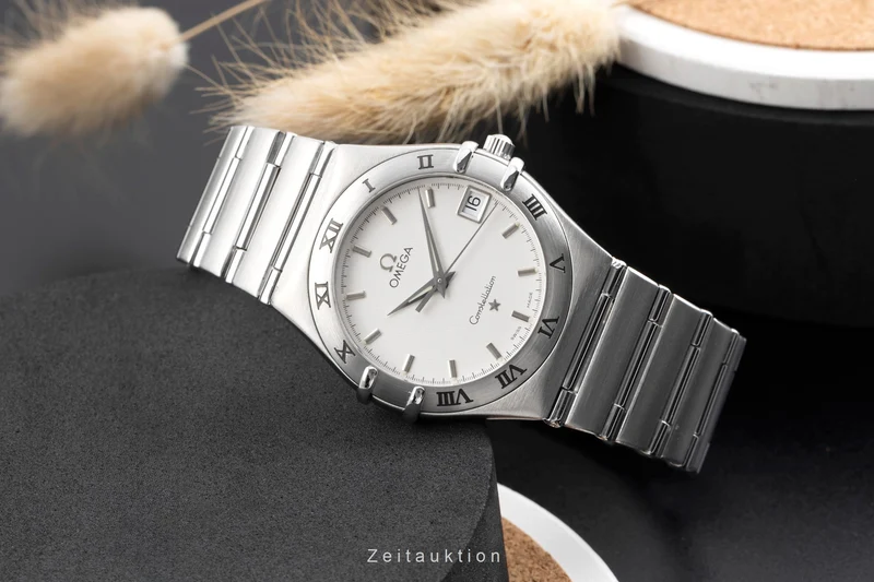 Omega Constellation steel quartz men's watch 1512.30.00 [2504436]