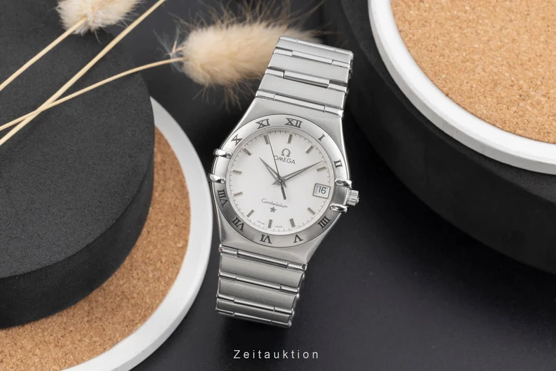 Omega Constellation steel quartz men's watch 1512.30.00 [2504436]