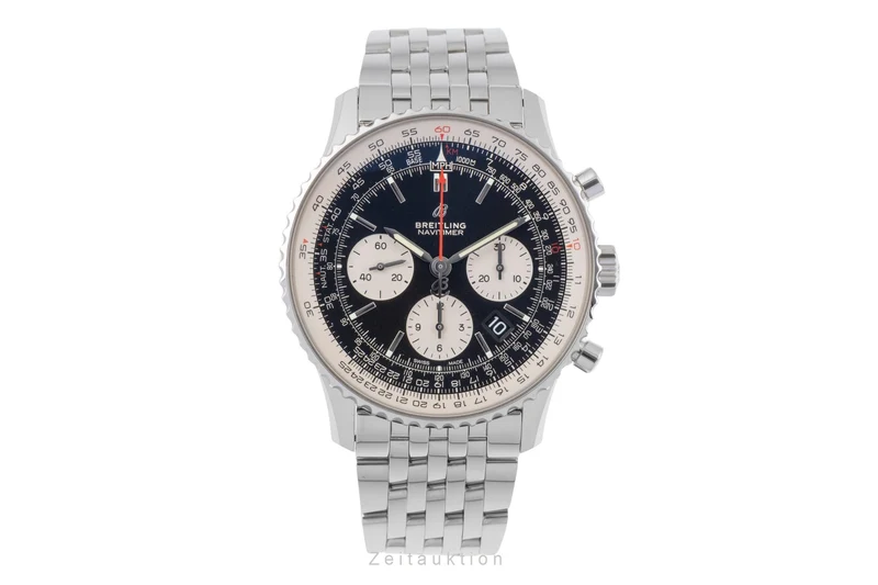 Breitling Navitimer chronograph steel automatic men's watch AB0121 LP: 9050EUR [2504733]
