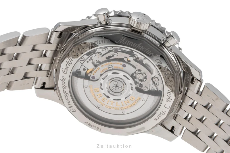 Breitling Navitimer chronograph steel automatic men's watch AB0121 LP: 9050EUR [2504733]