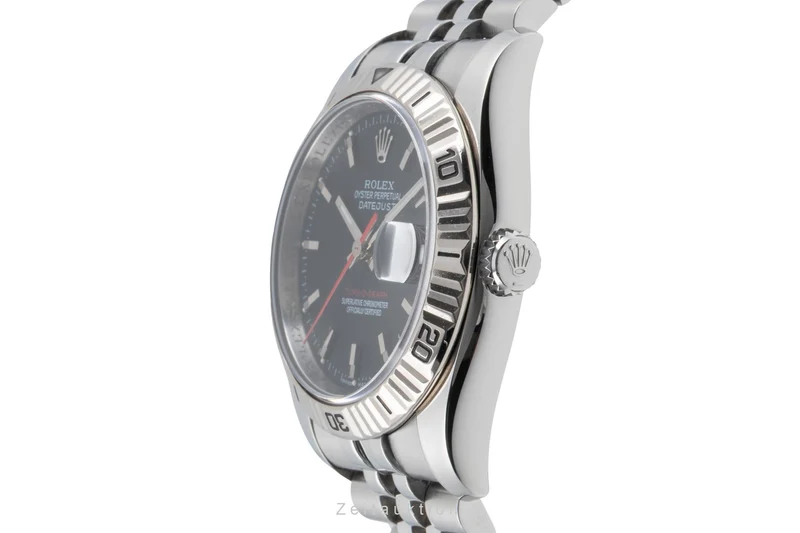 Rolex Datejust Turn-O-Graph steel / white gold automatic men's watch 116264 [2505587]