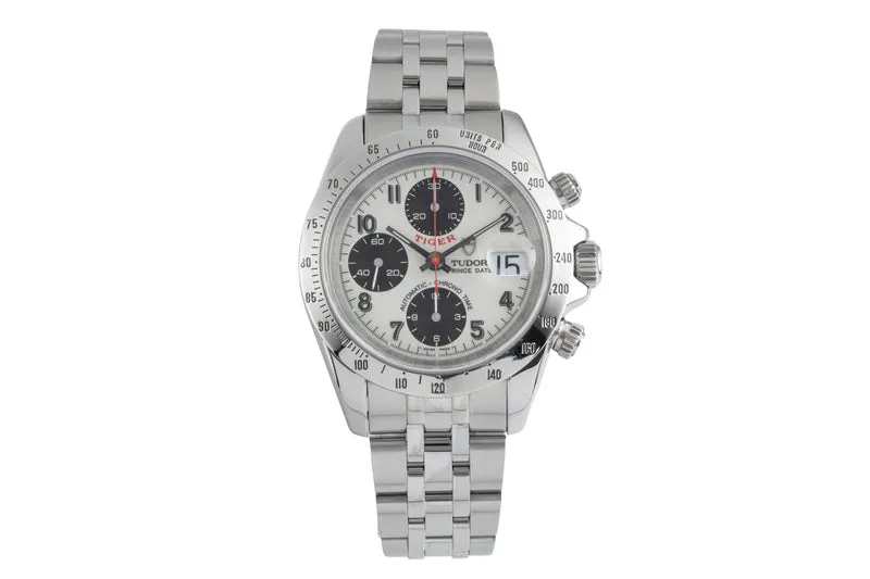 Tudor Prince Date chronograph steel automatic men's watch 79280P [2505678]