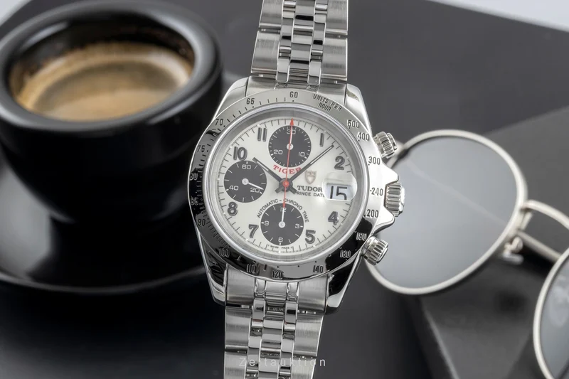 Tudor Prince Date chronograph steel automatic men's watch 79280P [2505678]