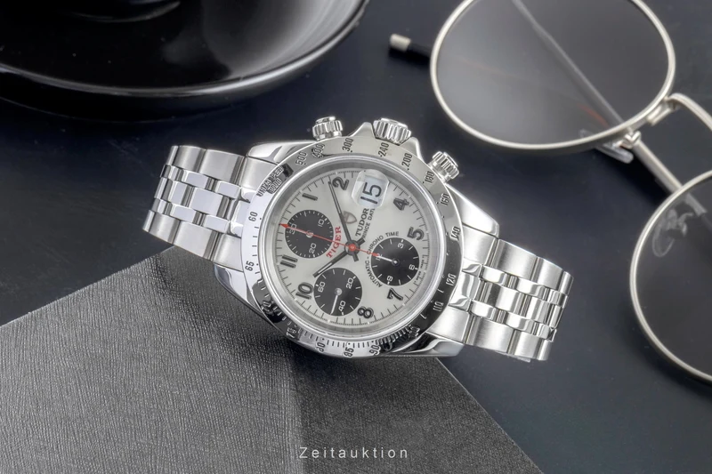 Tudor Prince Date chronograph steel automatic men's watch 79280P [2505678]