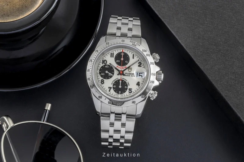 Tudor Prince Date chronograph steel automatic men's watch 79280P [2505678]