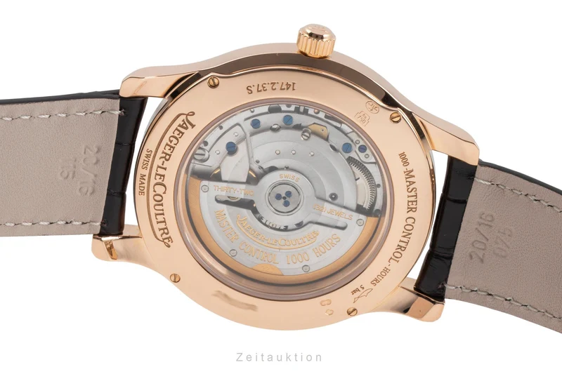 Jaeger LeCoultre Master Control 18 ct red gold automatic men's watch Q1392420, 147.2.37.S [2505420]
