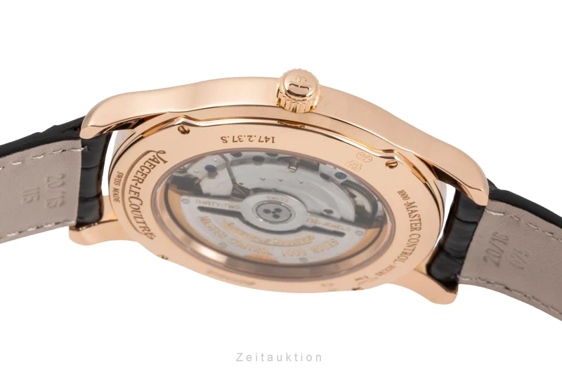 Jaeger LeCoultre Master Control 18 ct red gold automatic men's watch Q1392420, 147.2.37.S [2505420]