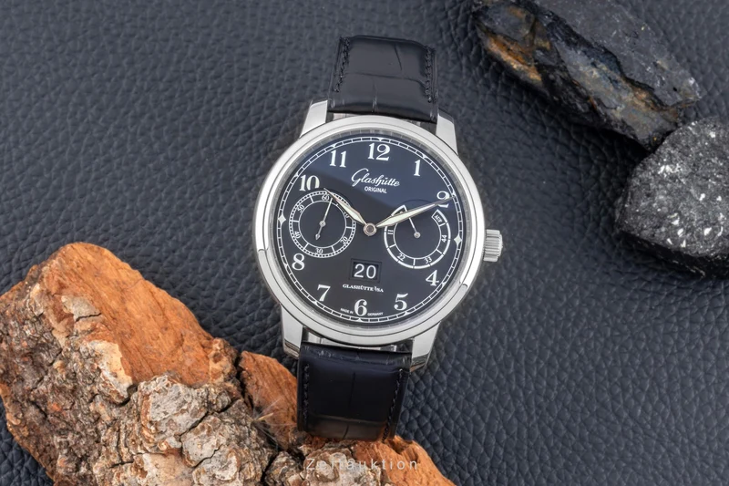 Glashütte Senator steel automatic men's watch 1-00-14-07-02-30 [2505389]
